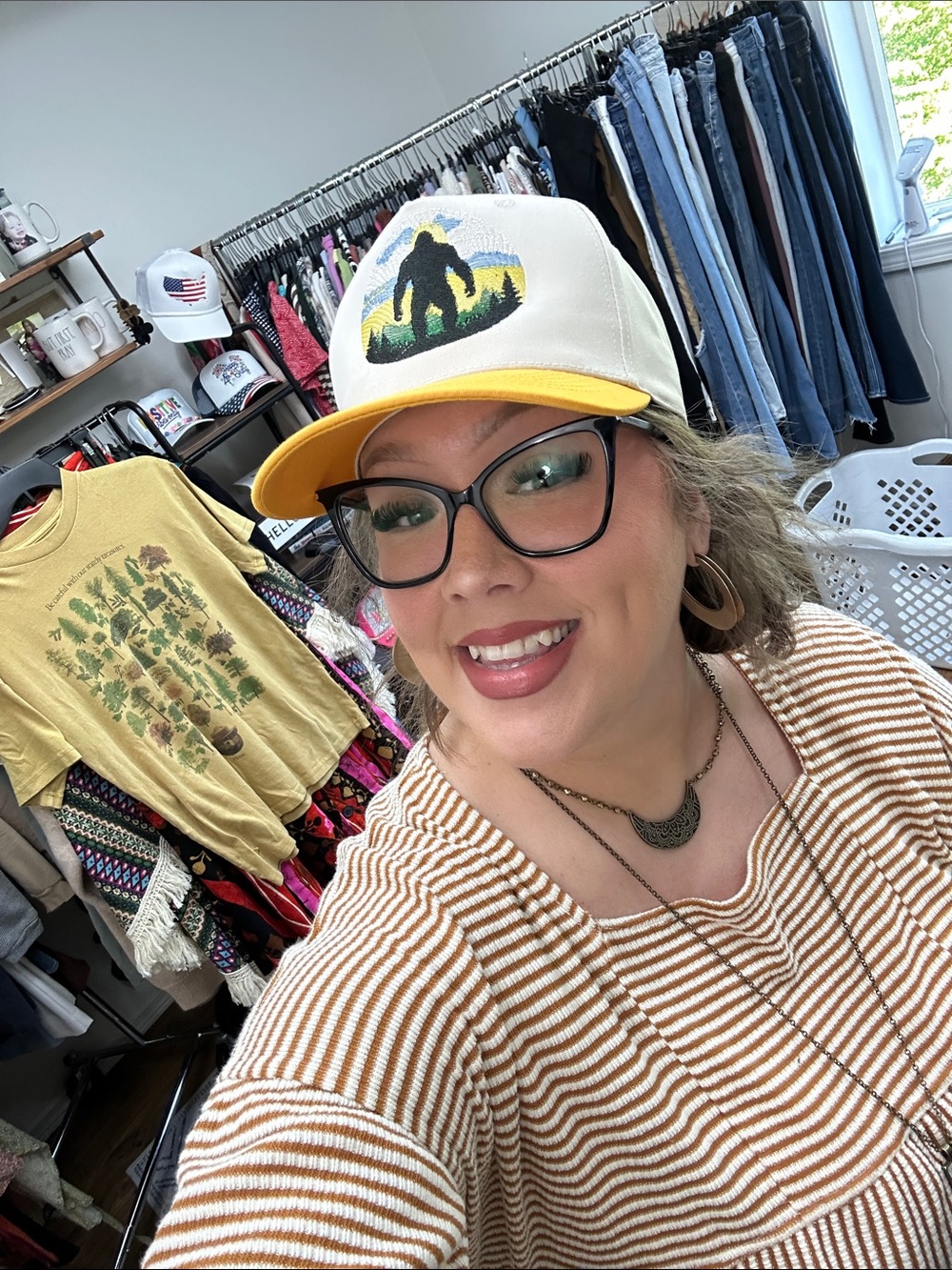 simply Stitched “ferns husband” hat